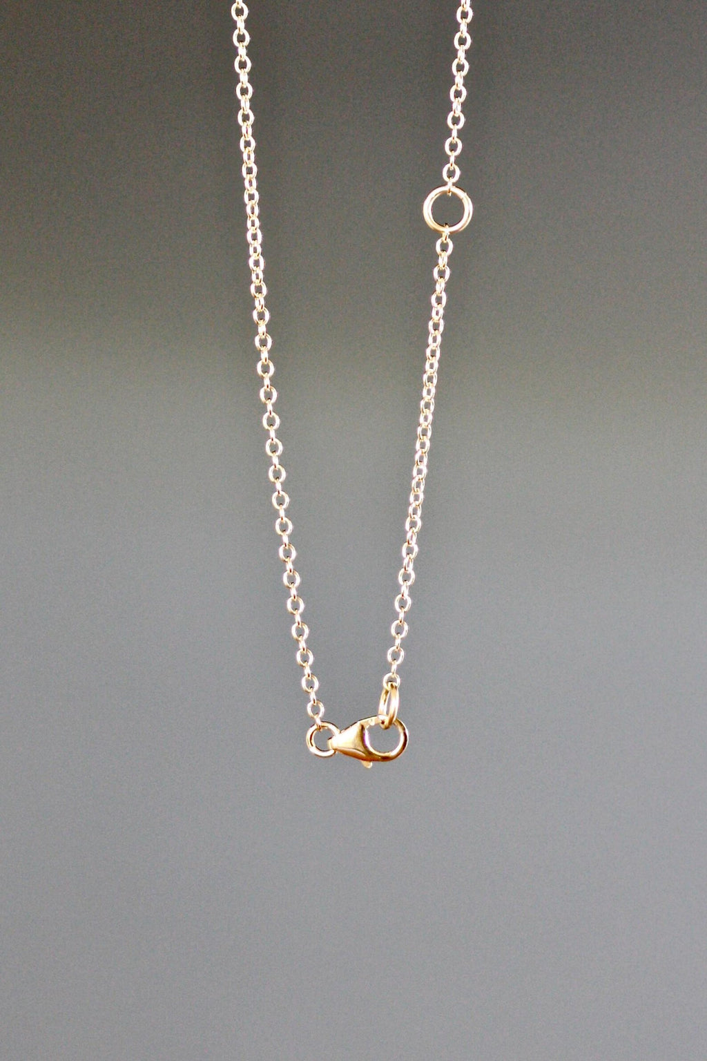 Aquamarine Quartz Teardrop Pendant Necklace on 14k Gold Filled Chain