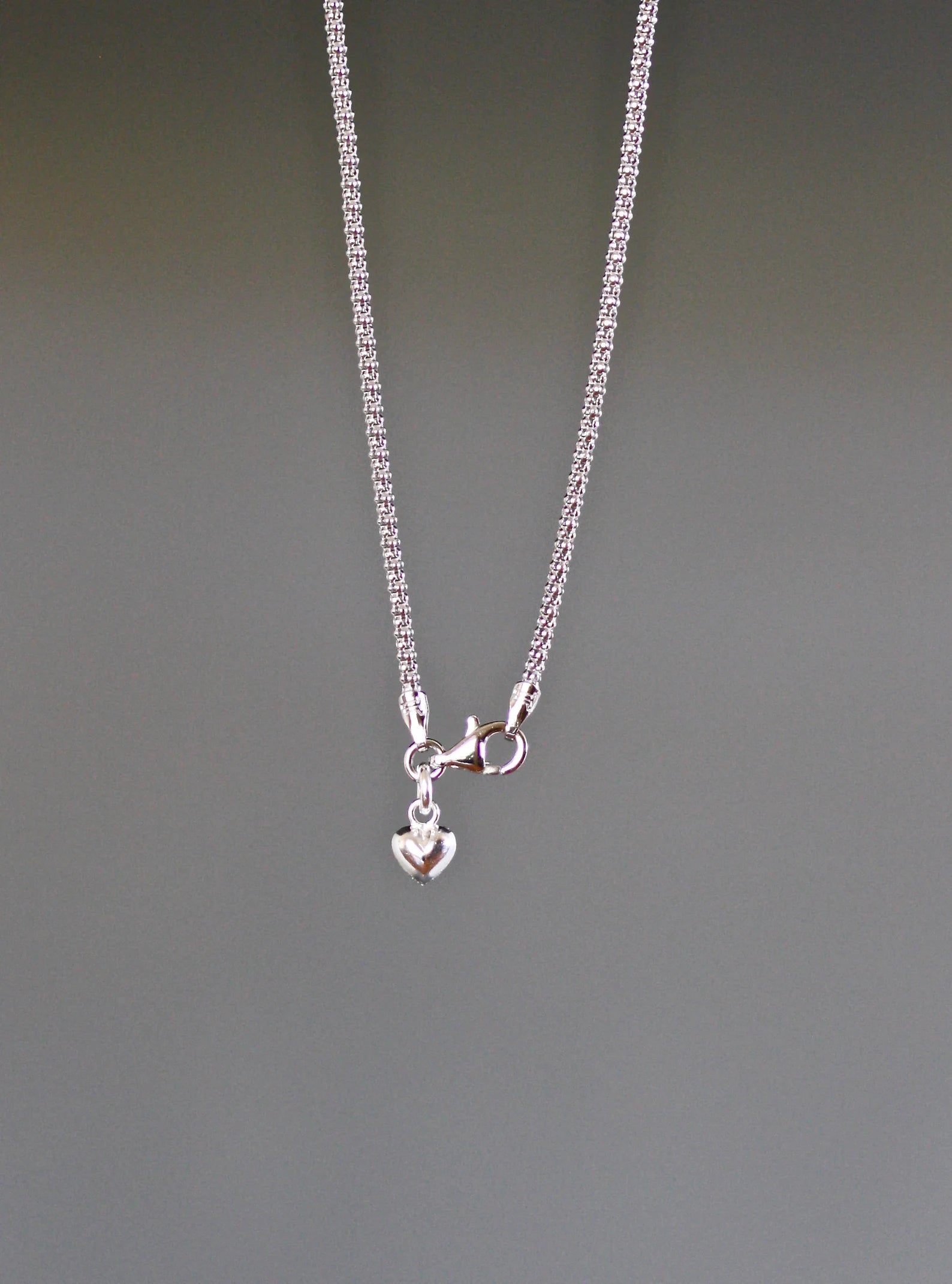Opalescent Abalone Shell Pendant Necklace on Silver Chain