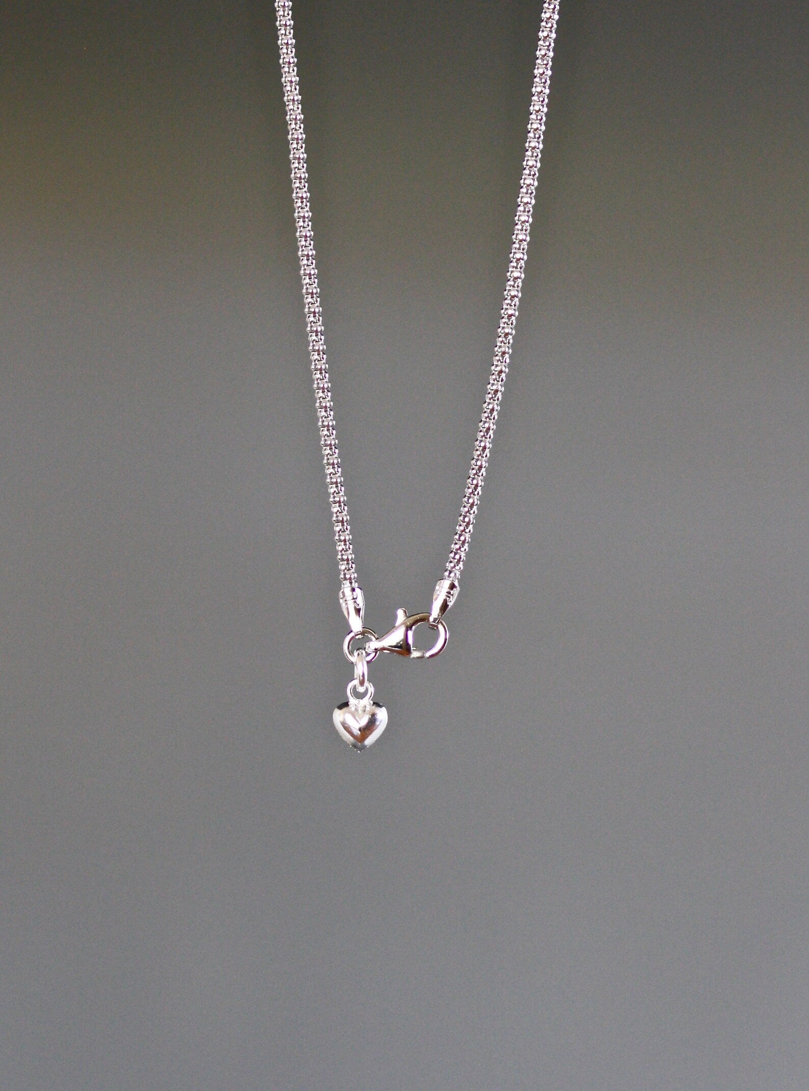 Aquamarine and Bali Silver Pendant Necklace