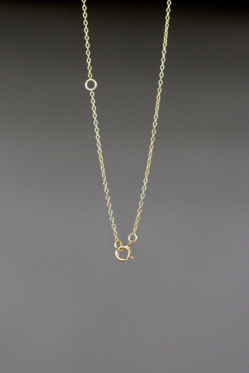 Gold Vermeil Star Charm Necklace on a Gold Filled Chain