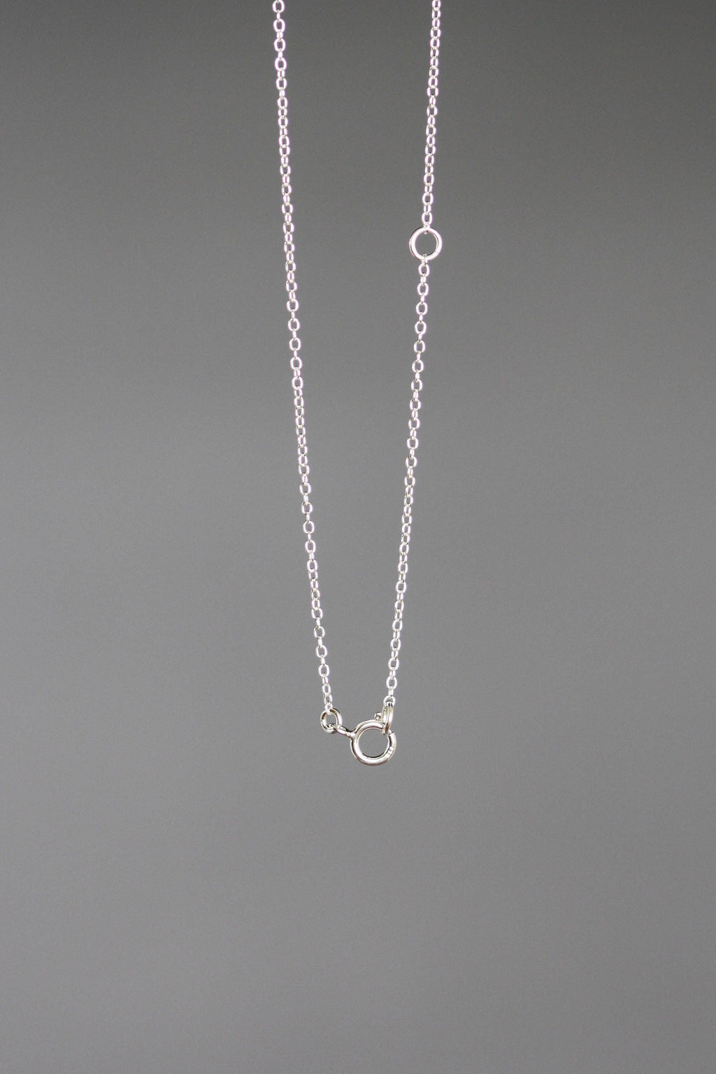 Small Bali Silver Heart Charm Necklace