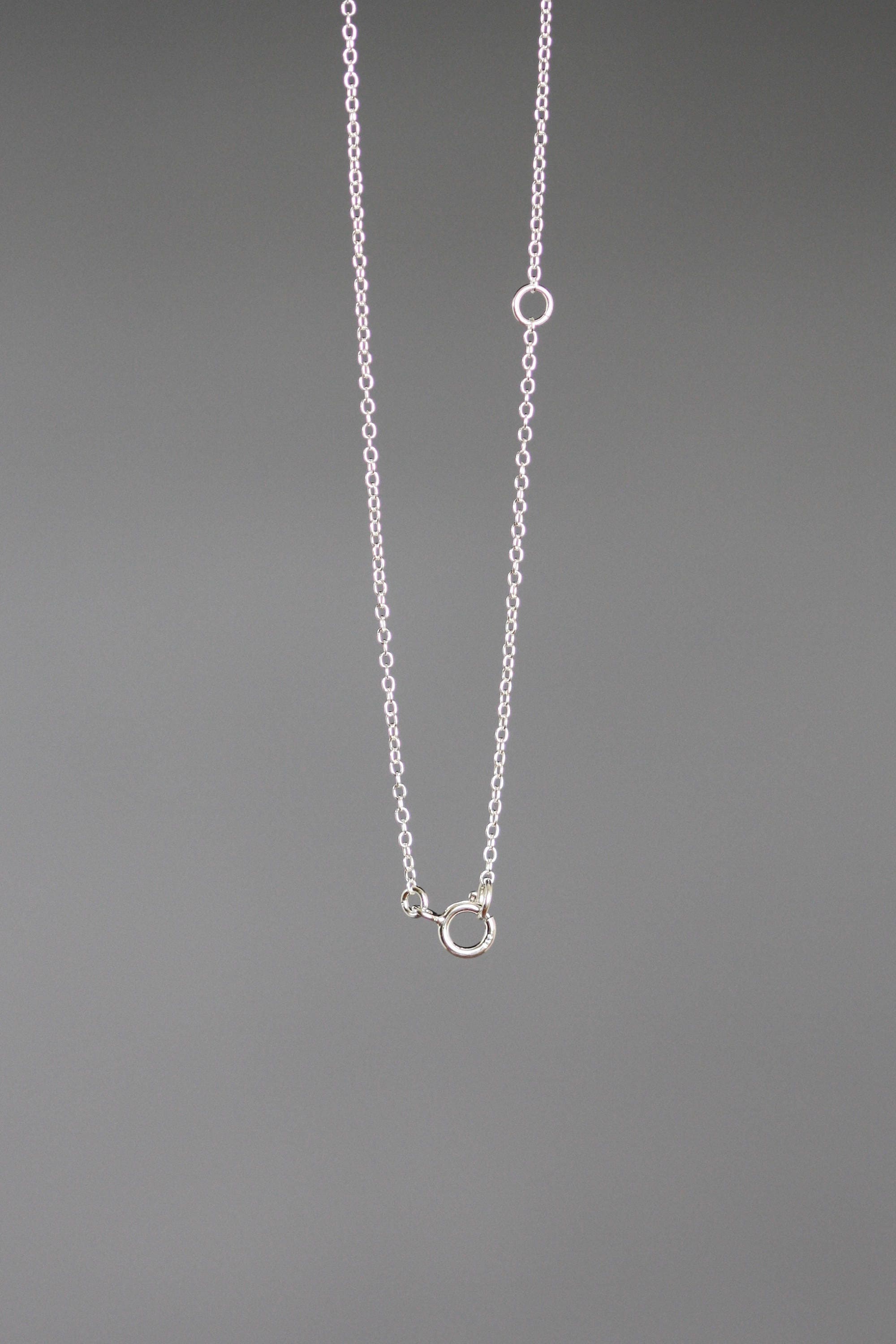 Small Bali Silver Heart Charm Necklace