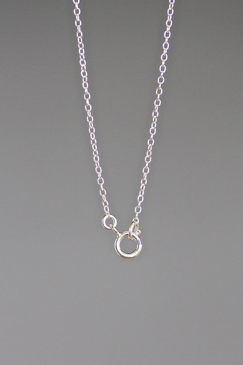 Aurora Borealis Quartz Crystal Teardrop Pendant Necklace in Silver