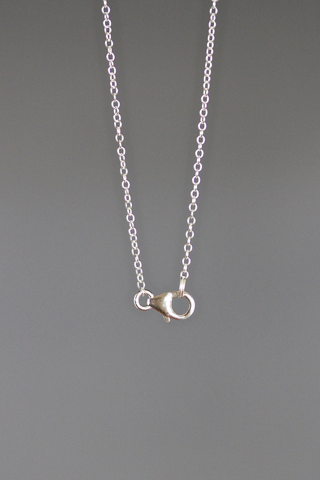 White Druzy Quartz Bar Pendant Necklace in Sterling Silver