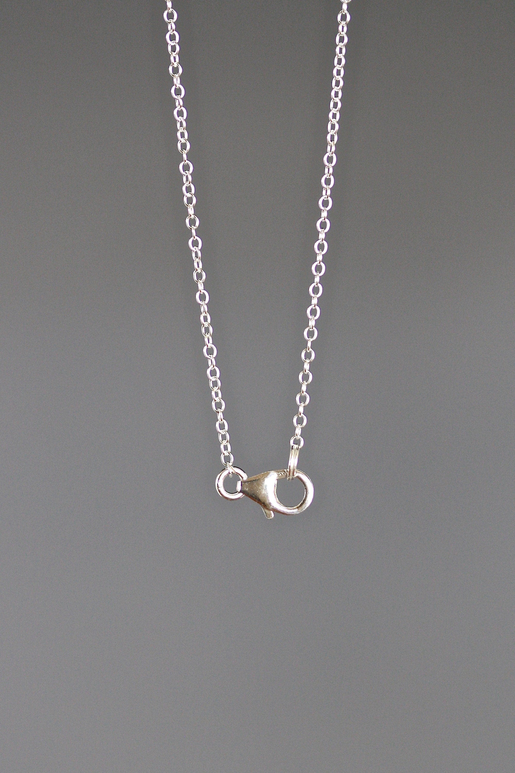 White Druzy Quartz Bar Pendant Necklace in Sterling Silver