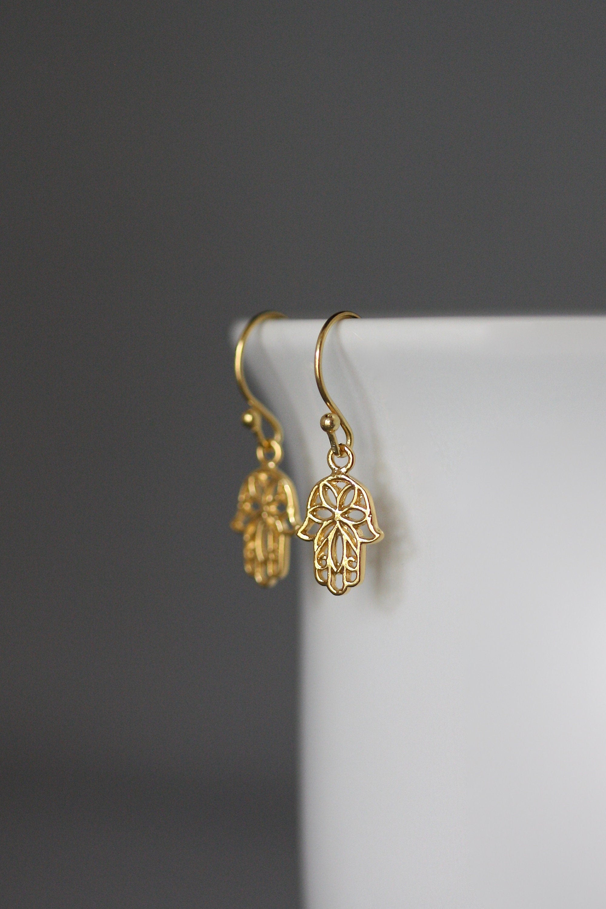 Hamsa Earrings - Hand of Fatima Earrings