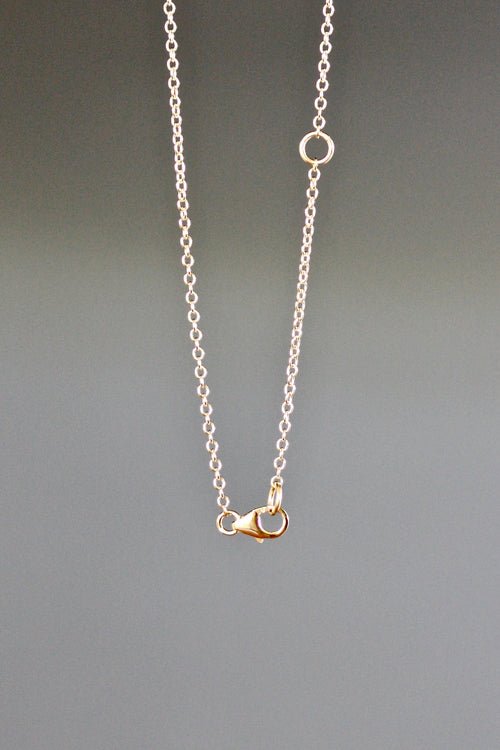 Aquamarine Quartz Teardrop Pendant Necklace in Gold Vermeil