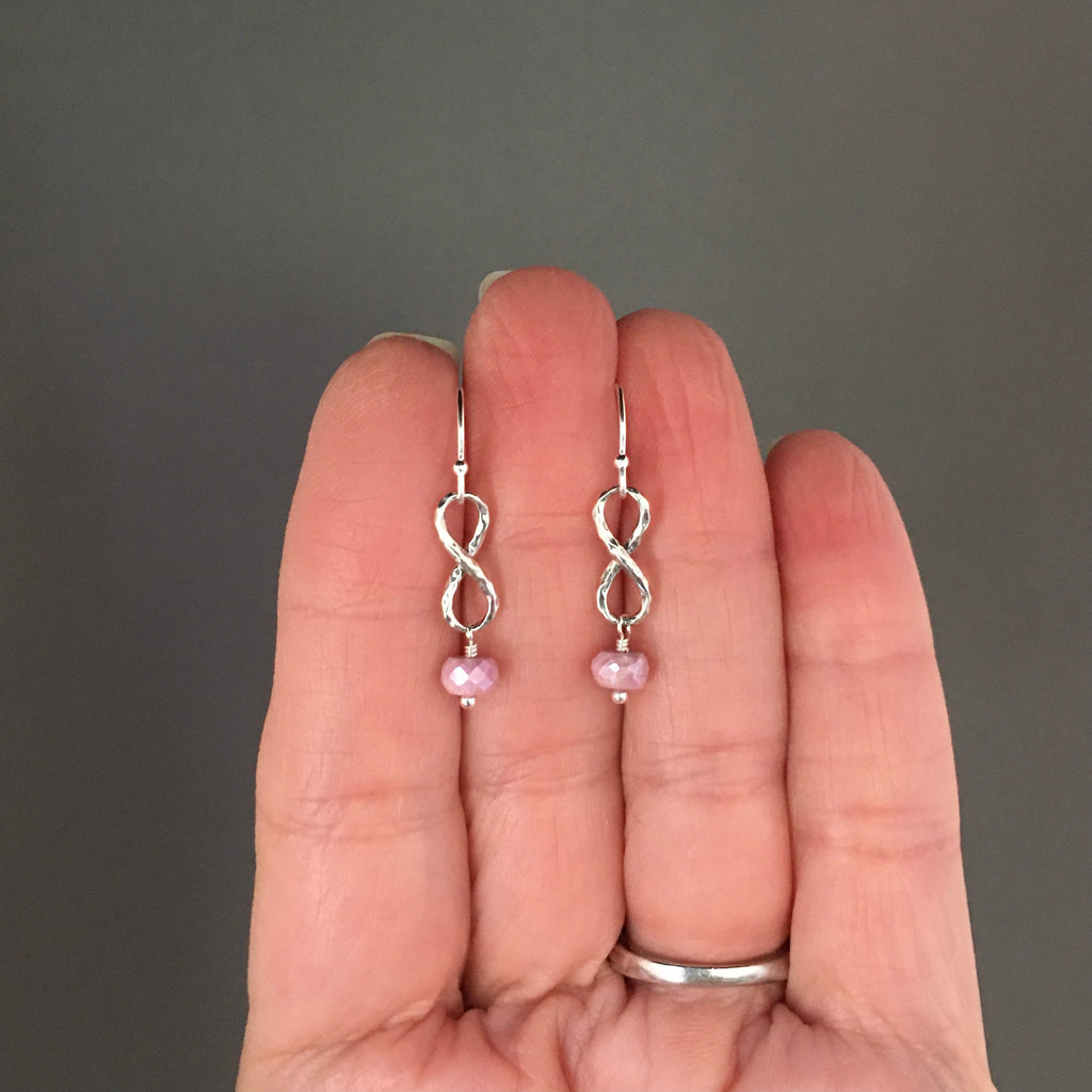 Multicolor Silverite Gemstone Necklace and Earring Set