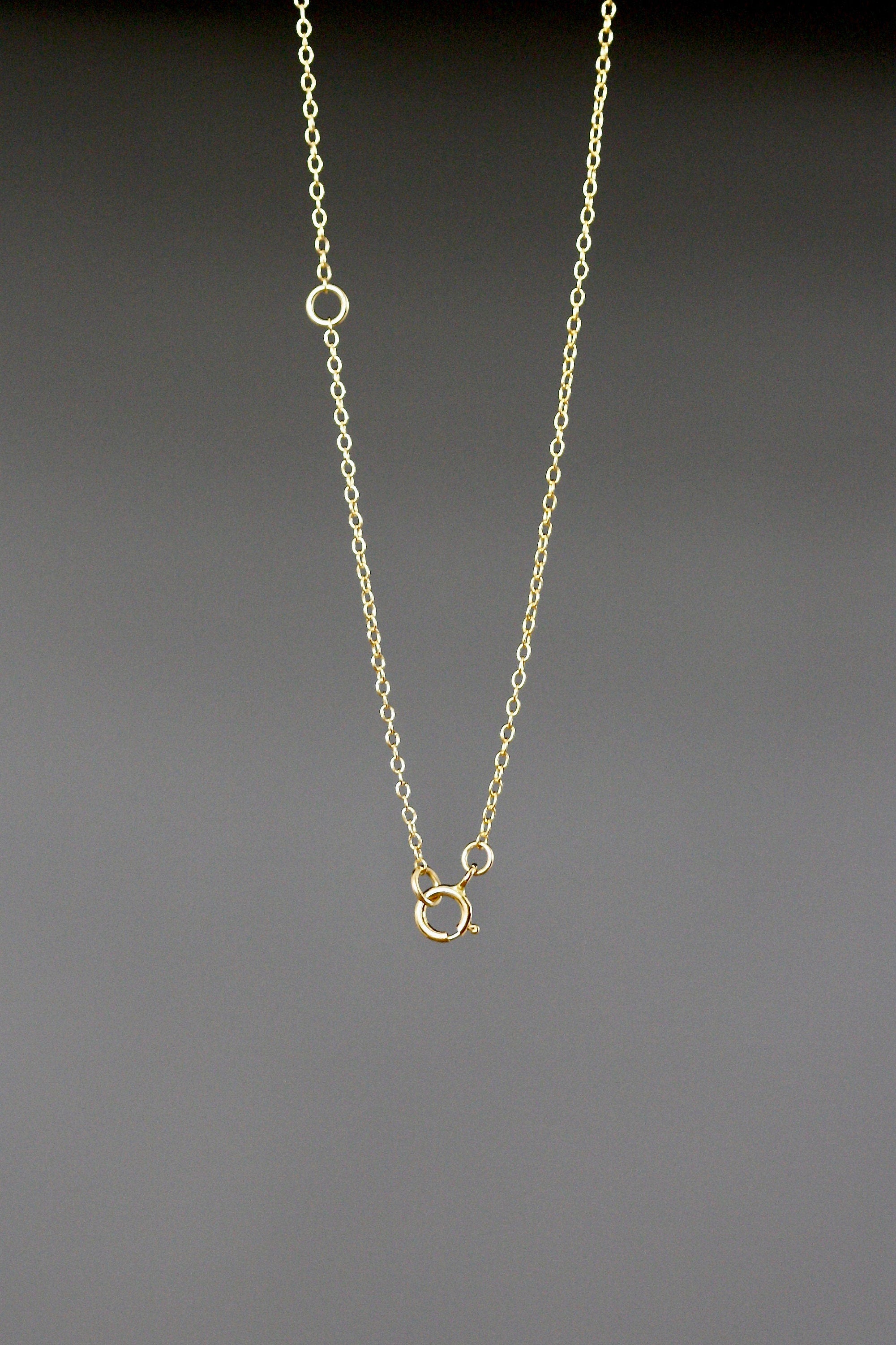 Cubic Zirconia Gold Vermeil Flower Pendant Necklace on Gold Filled Chain