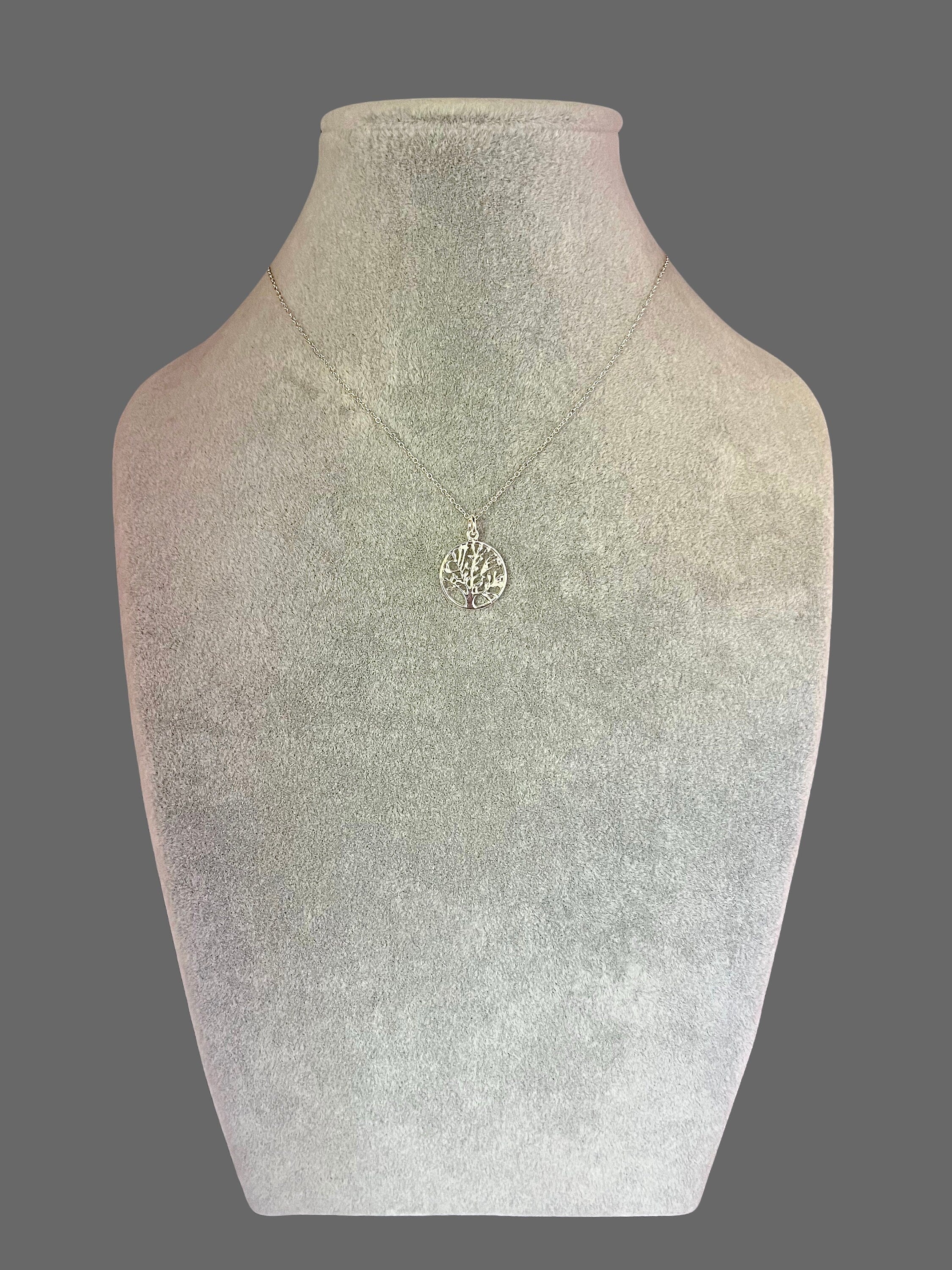 Sterling Silver Tree of Life Pendant Necklace
