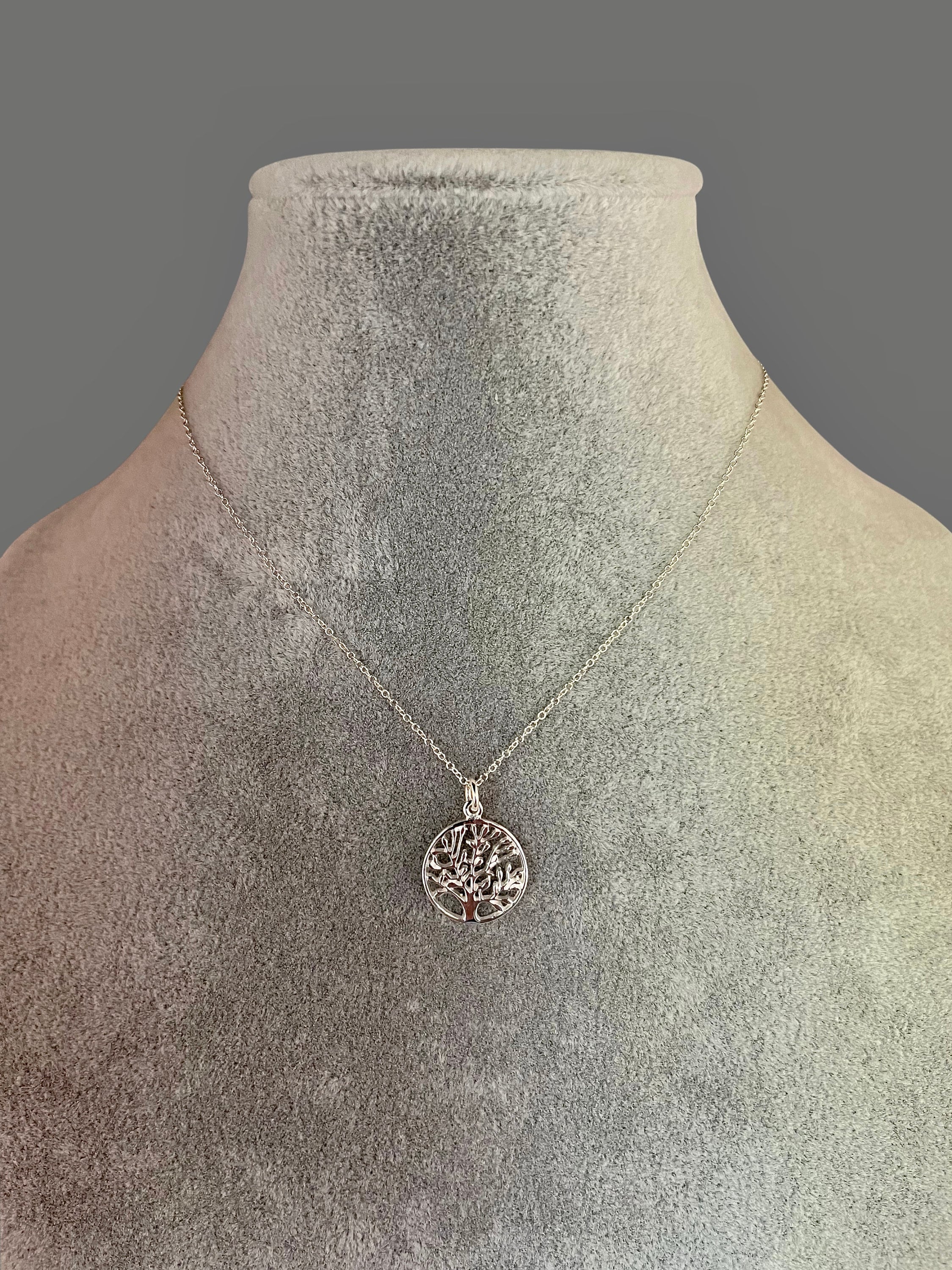 Sterling Silver Tree of Life Pendant Necklace