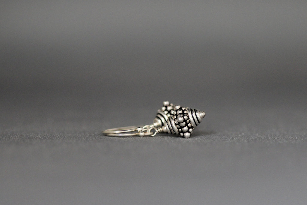Bali Silver Earrings - Silver Dangle Earrings