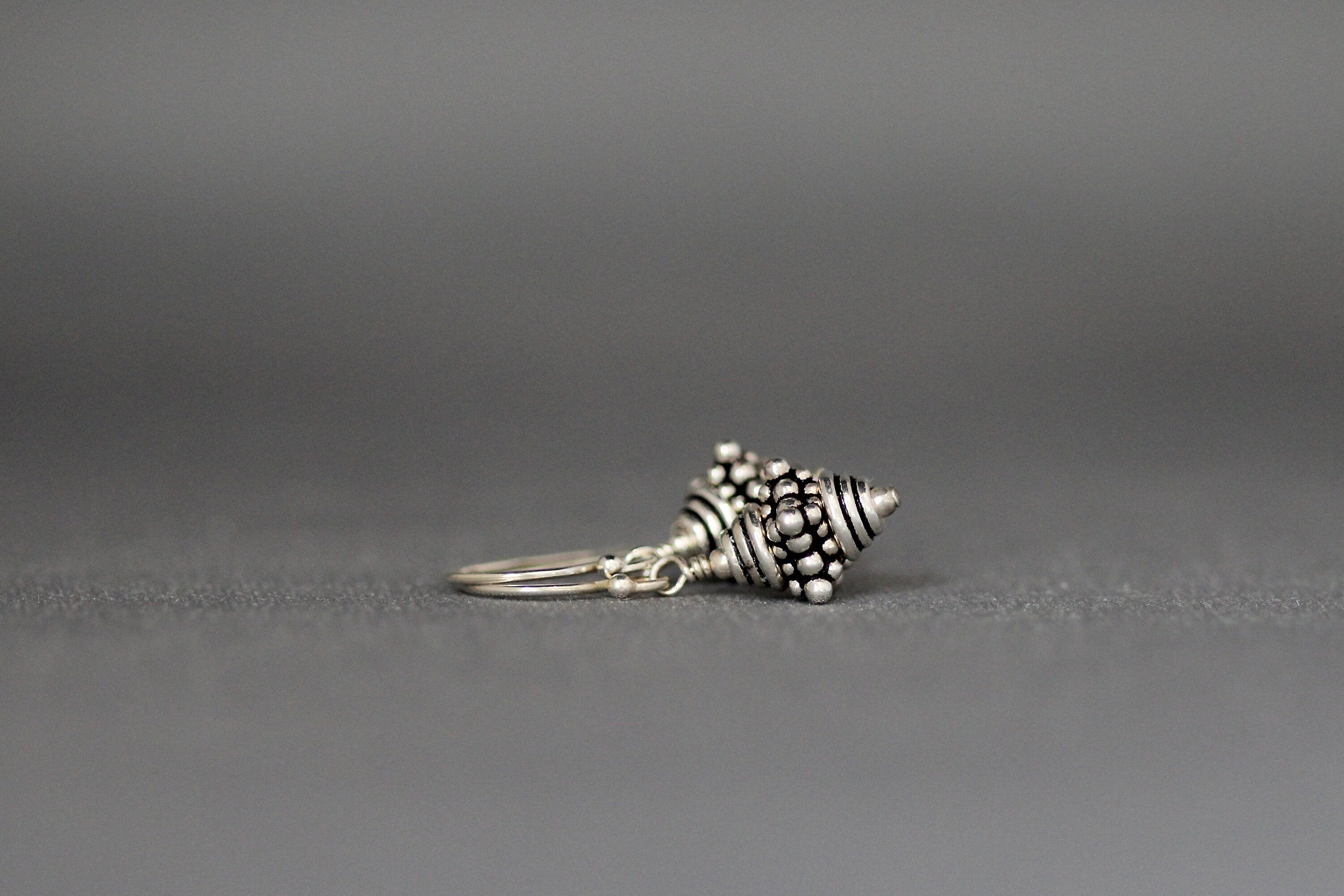 Bali Silver Earrings - Silver Dangle Earrings