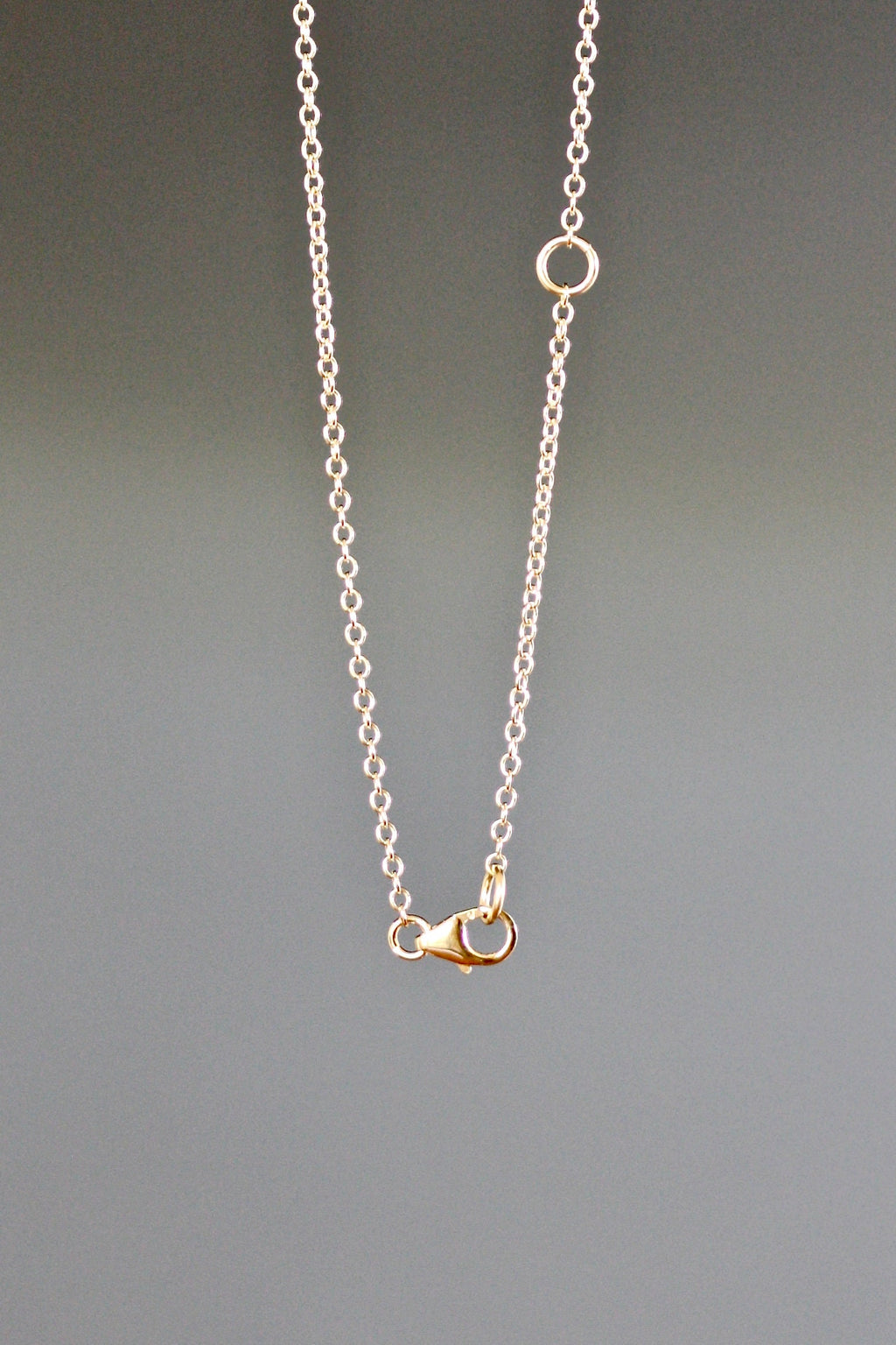 Cubic Zirconia Gold Vermeil Flower Pendant Necklace on Gold Filled Chain