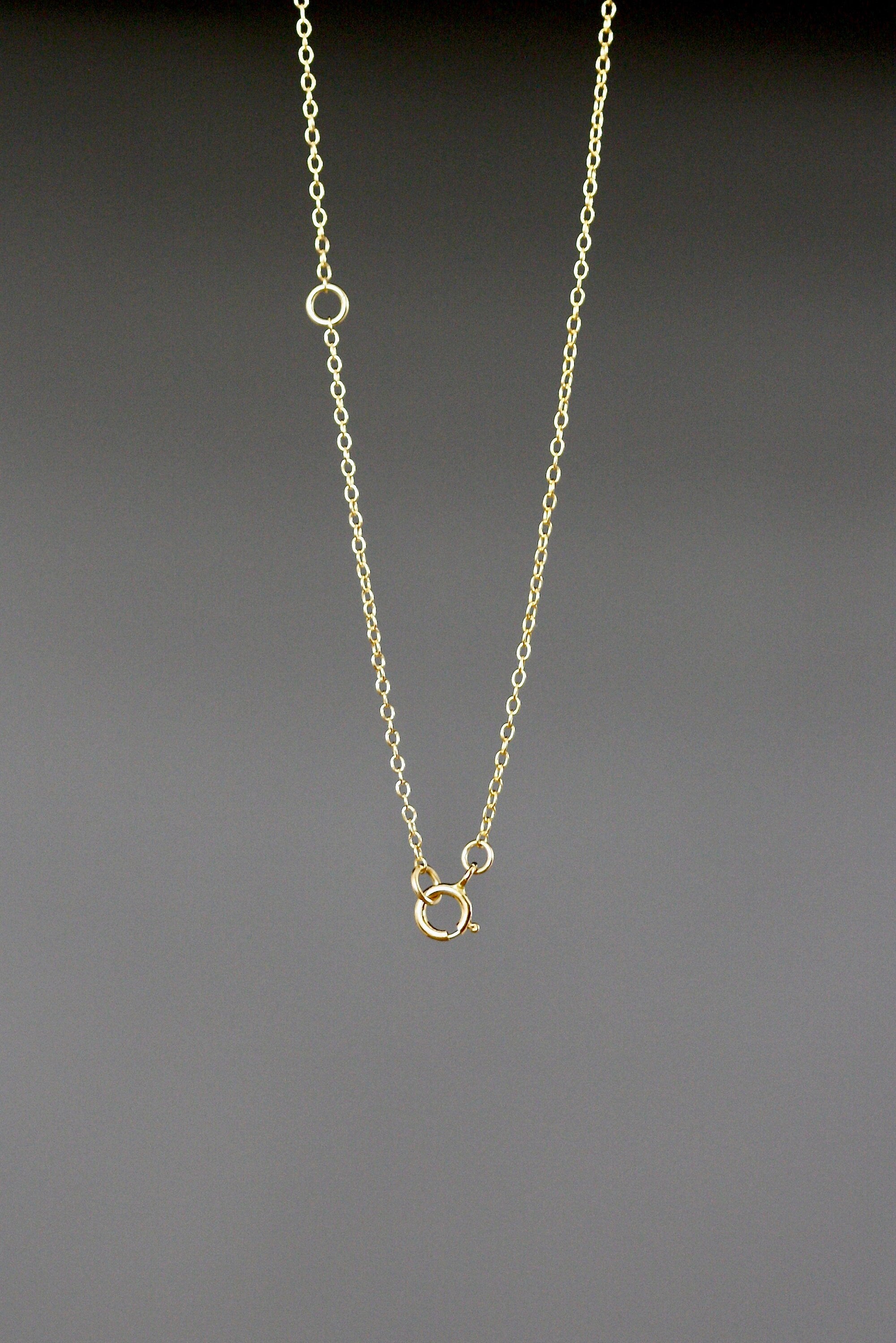 Black Spinel Teardrop Pendant Necklace in Matte Gold Vermeil on Gold Filled Chain