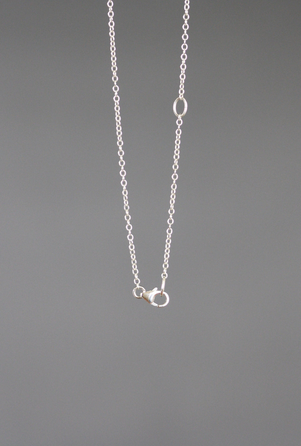 Bali Silver Flower Charm Necklace