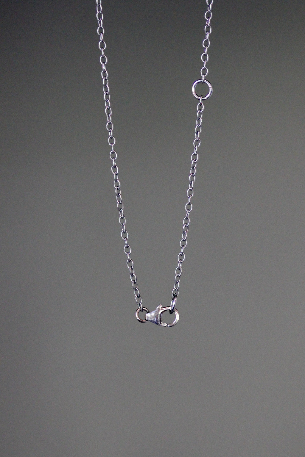 Matte Gold Vermeil Mandala Flower Pendant Necklace on a Blackened Silver Chain
