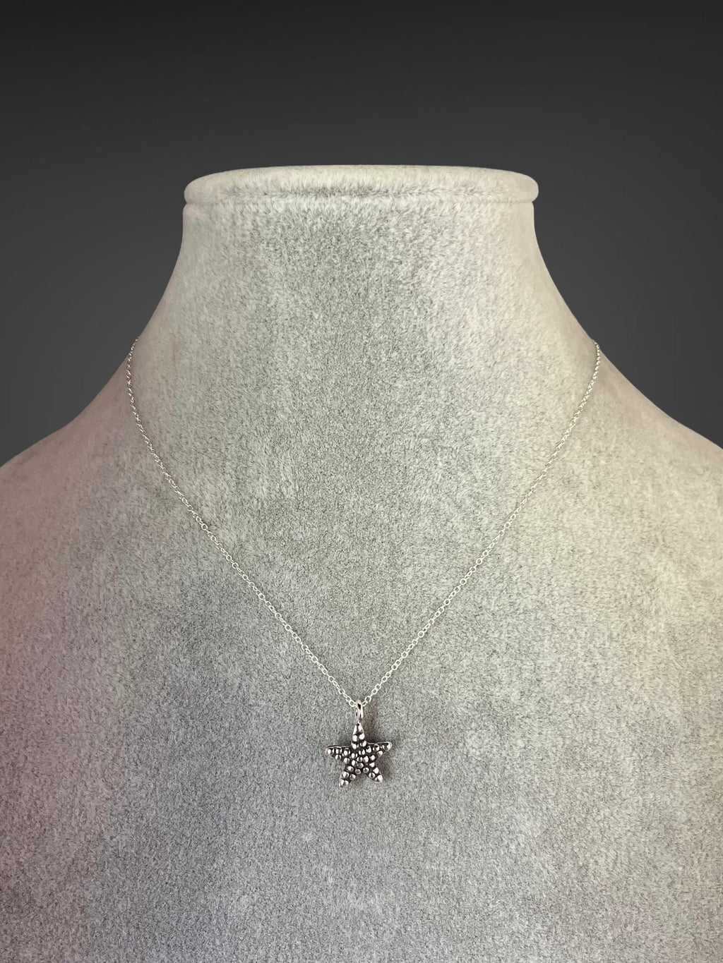 Sterling Silver Starfish Charm Necklace