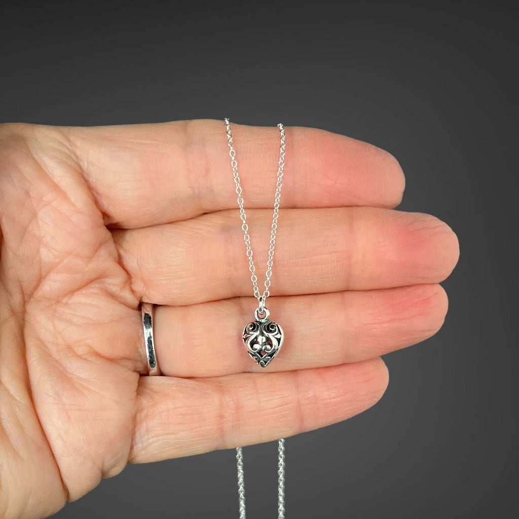 Filigree Heart Pendant