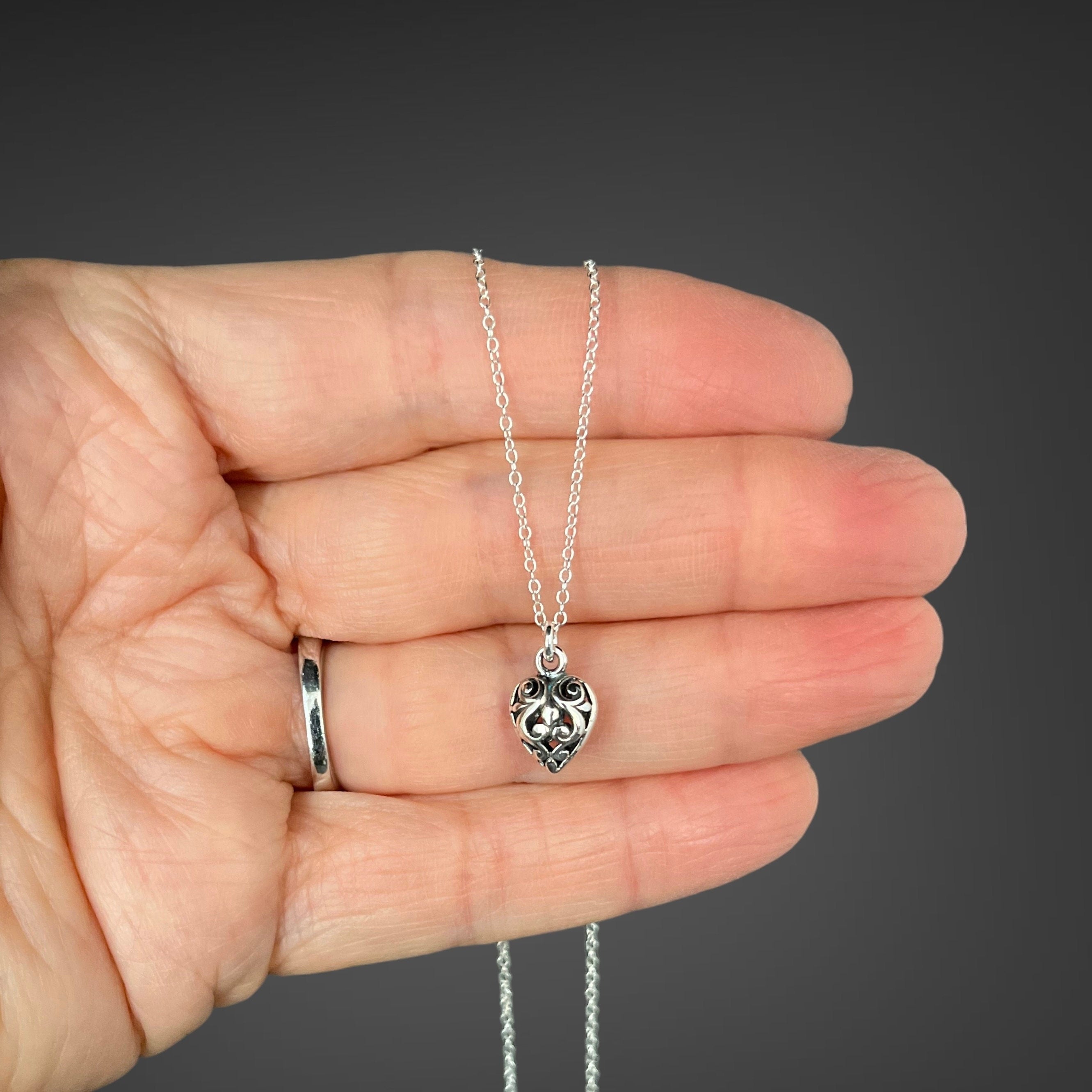 Filigree Heart Pendant