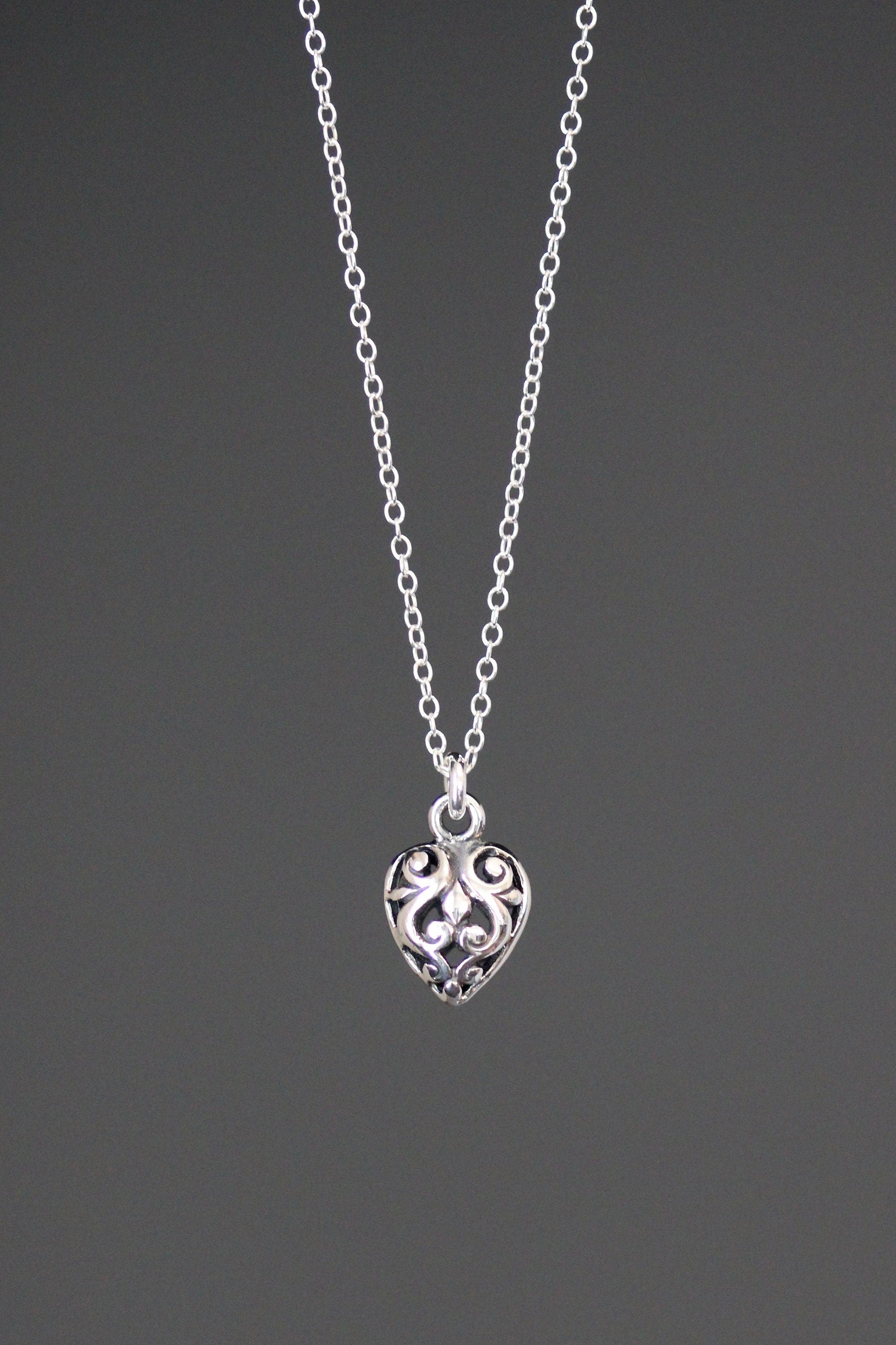 Filigree Heart Pendant