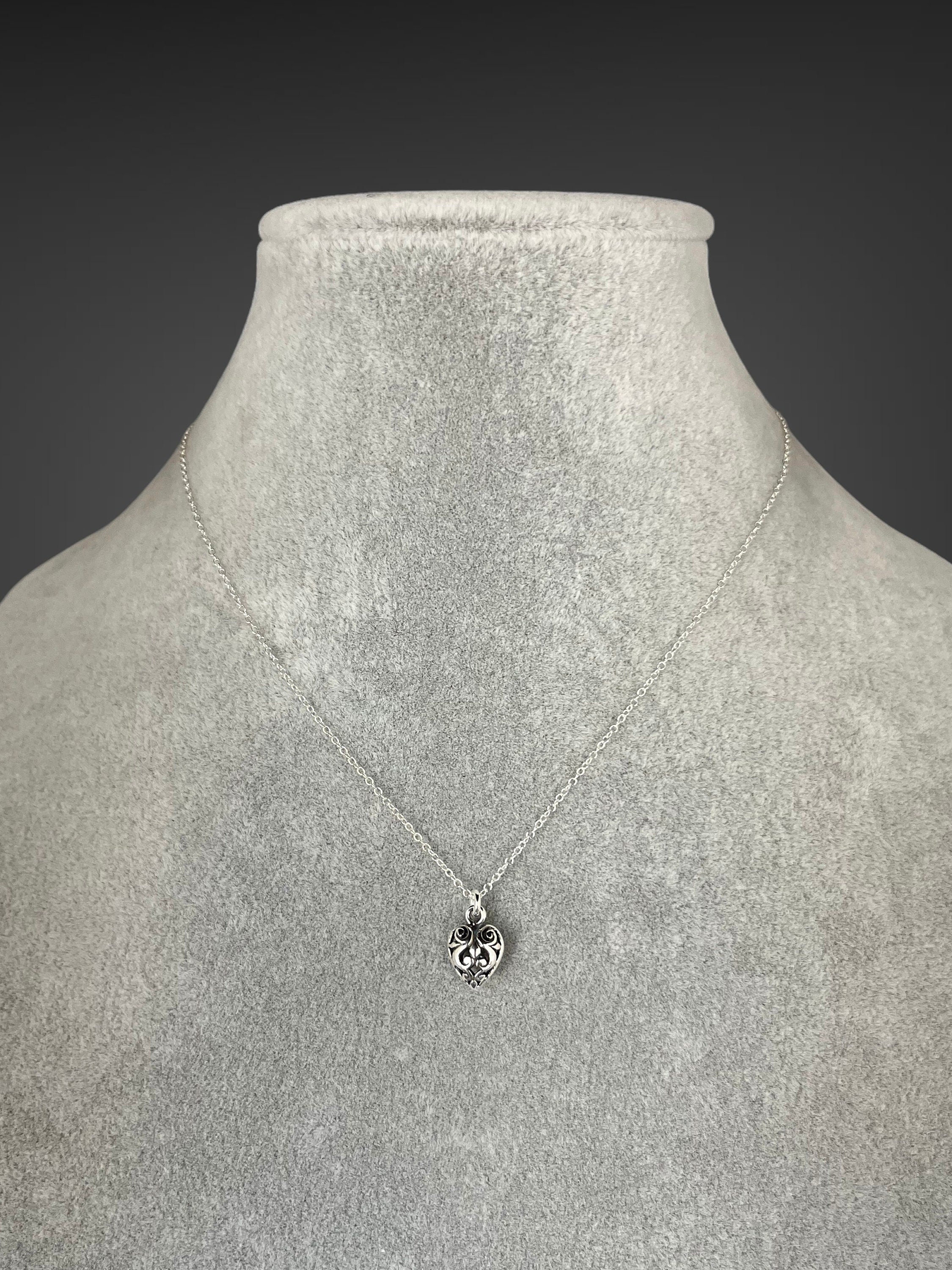 Filigree Heart Pendant