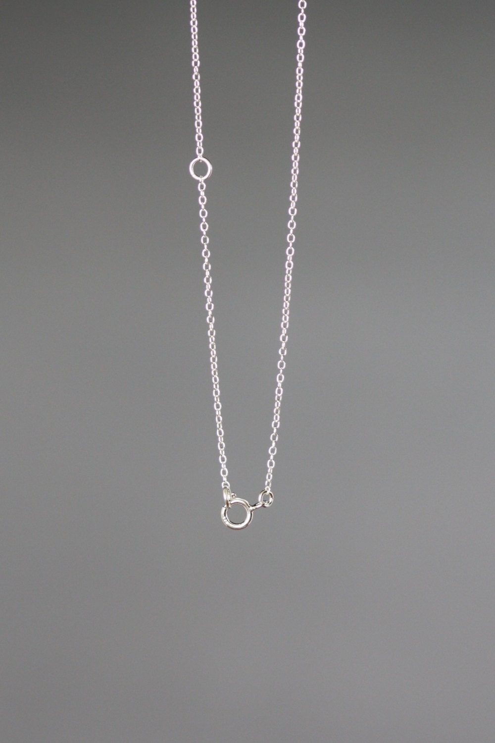 Petite Bali Sterling Silver Flower Charm Pendant Necklace