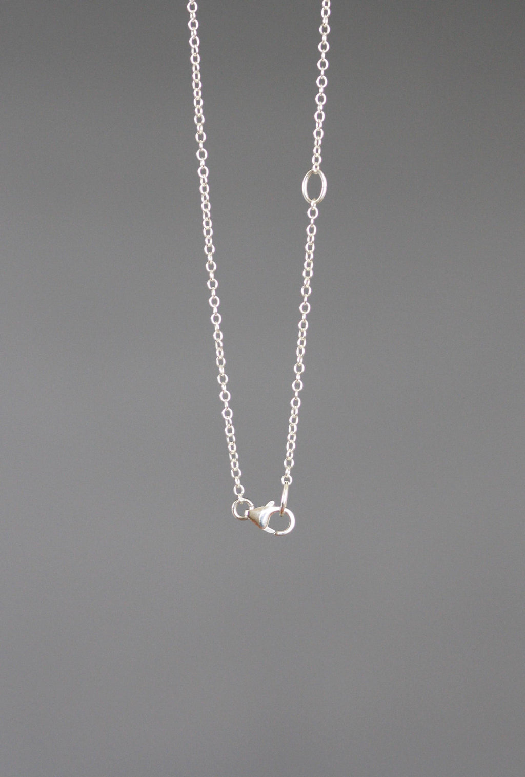 Sterling Silver Peace Sign Pendant Necklace