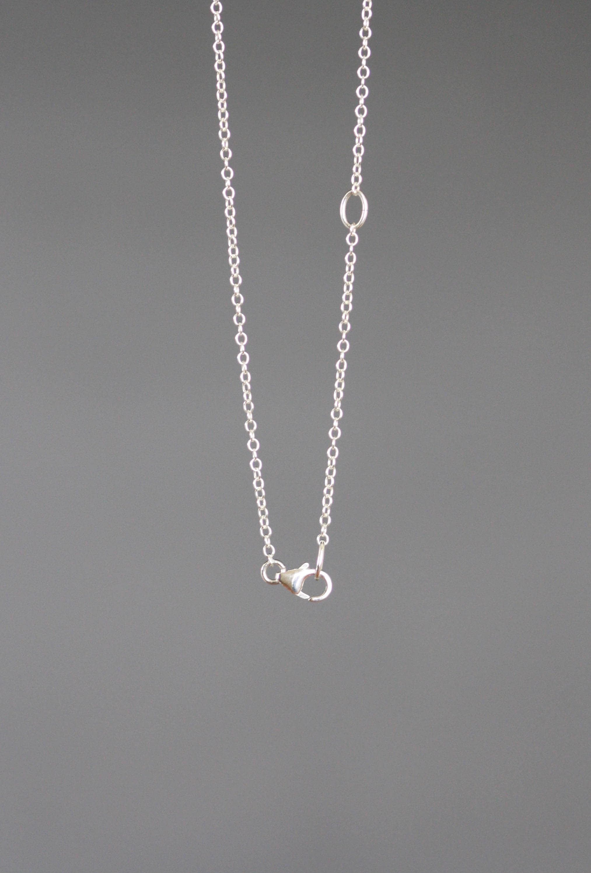 Sterling Silver Heart Lock and Key Charm Pendant Necklace