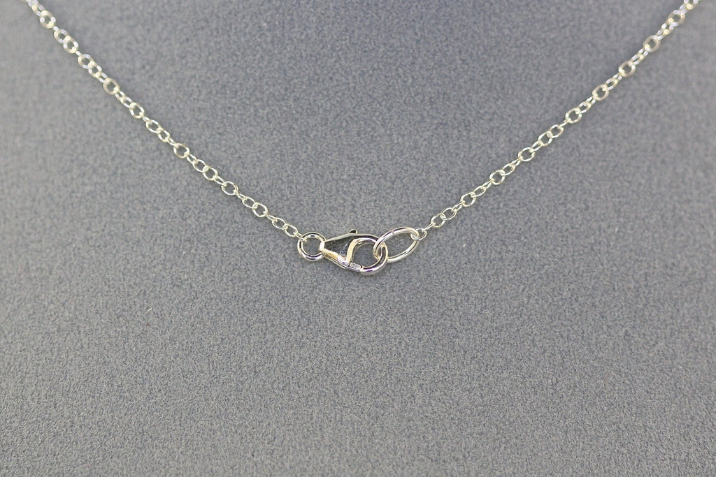 20" Sterling Silver Open Link Finished Chain