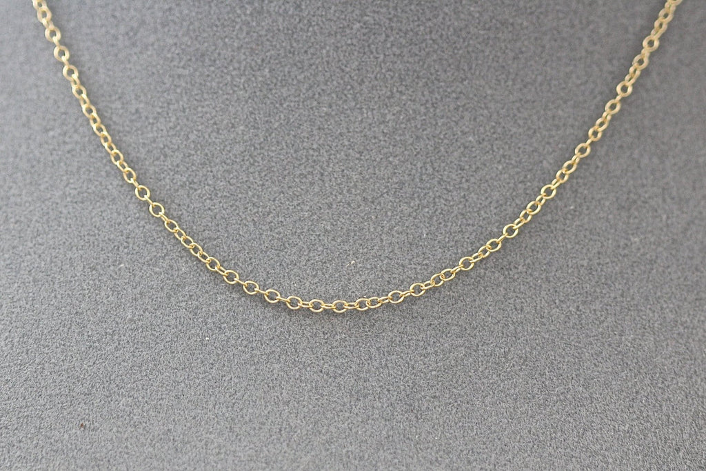 16" Gold Filled Open Link Chain with Lobster Clasp