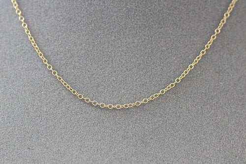 16" Gold Filled Open Link Chain with Lobster Clasp