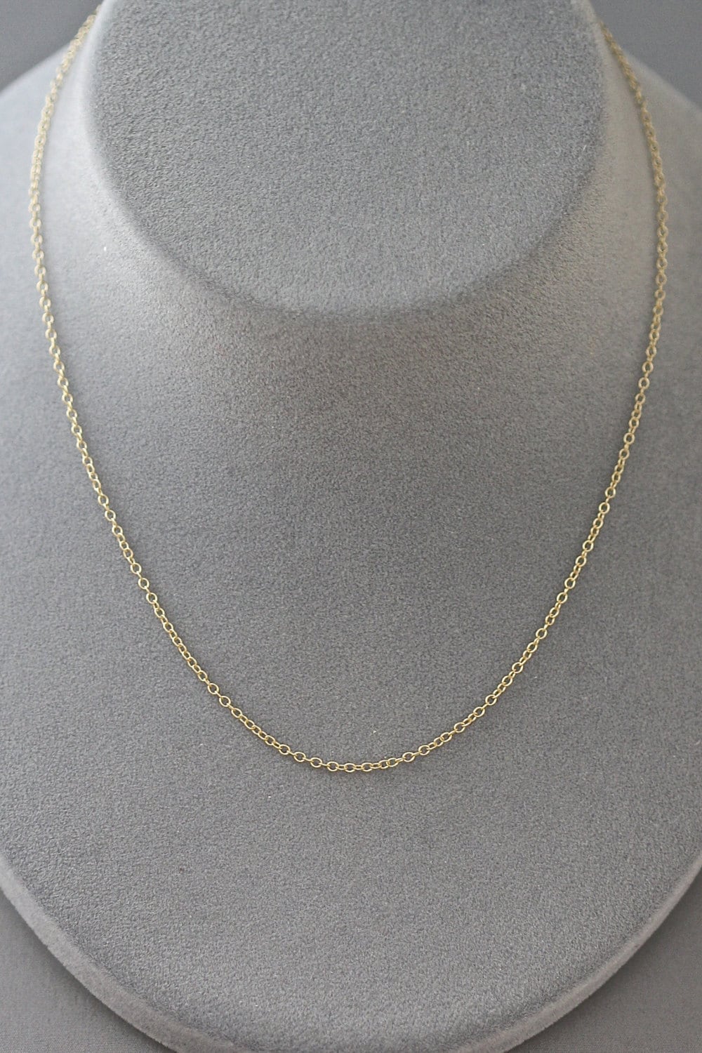 18" Gold Filled Open Link Chain with Lobster Clasp