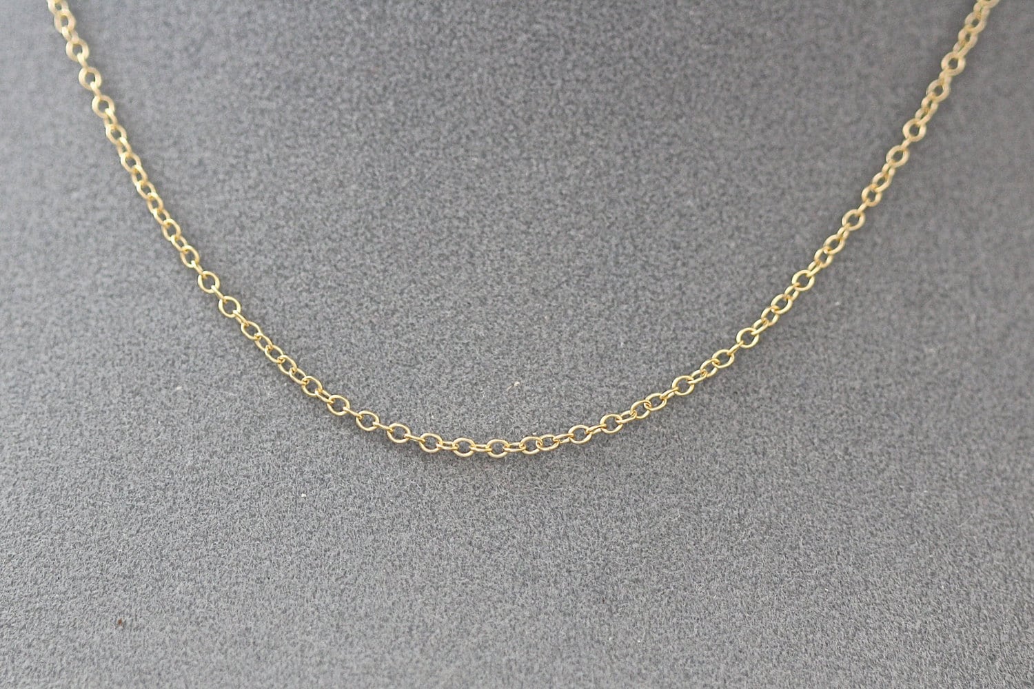 24" Gold Filled Open Link Chain with Lobster Clasp