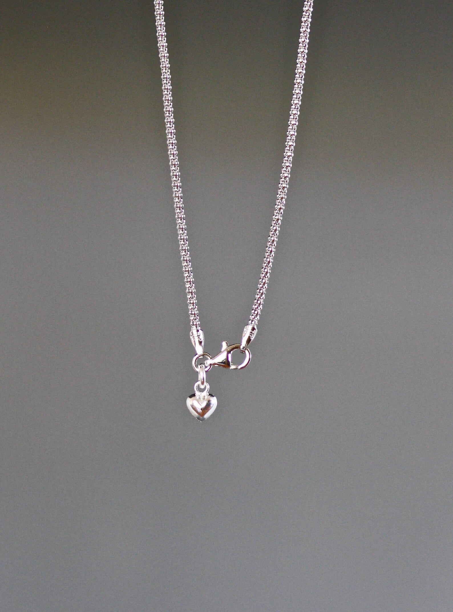 White Freshwater Pearl Pendant Necklace on Sterling SIlver Chain