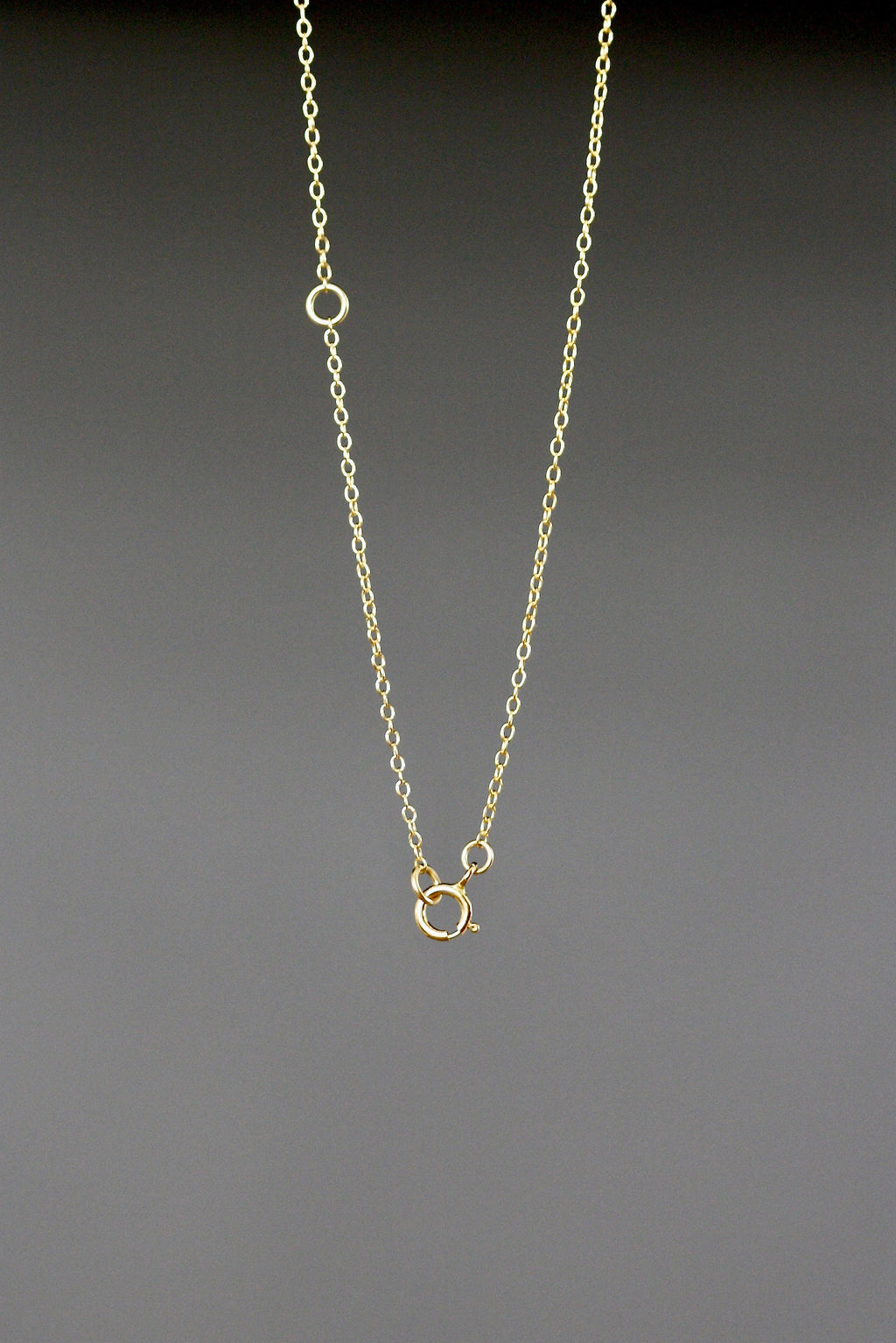 Clear Quartz Crystal Pendant Necklace on 14k Gold Filled Chain