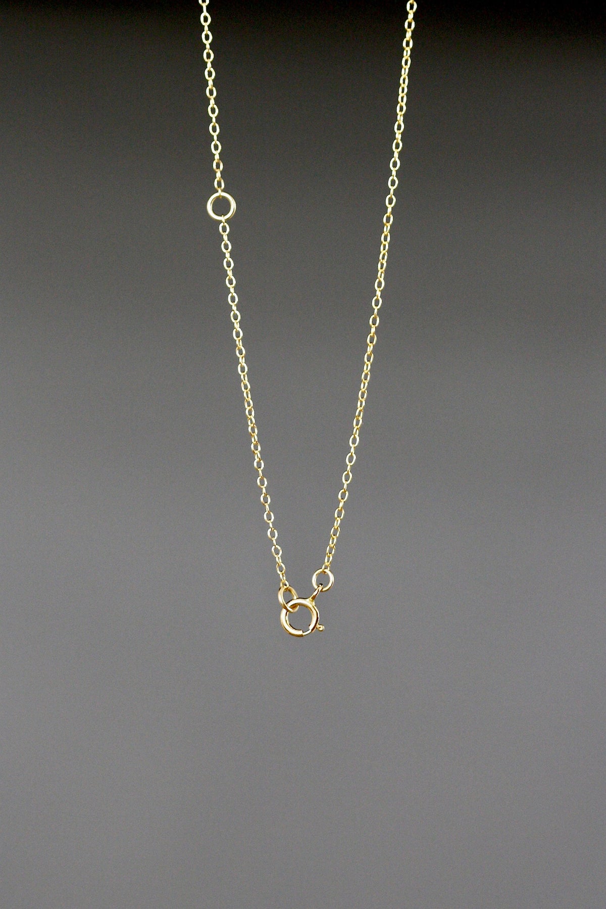 Clear Quartz Crystal Pendant Necklace on 14k Gold Filled Chain