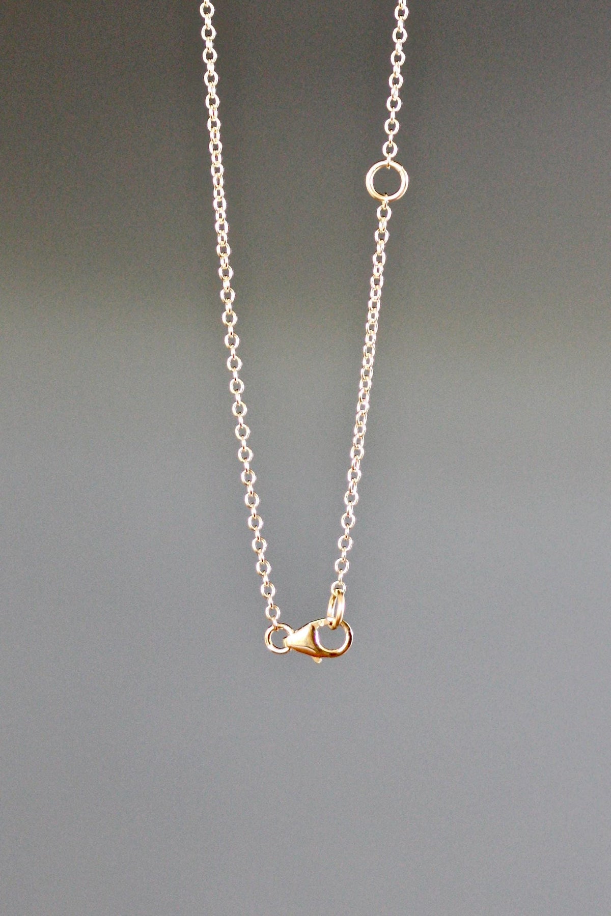Clear Quartz Crystal Pendant Necklace on 14k Gold Filled Chain