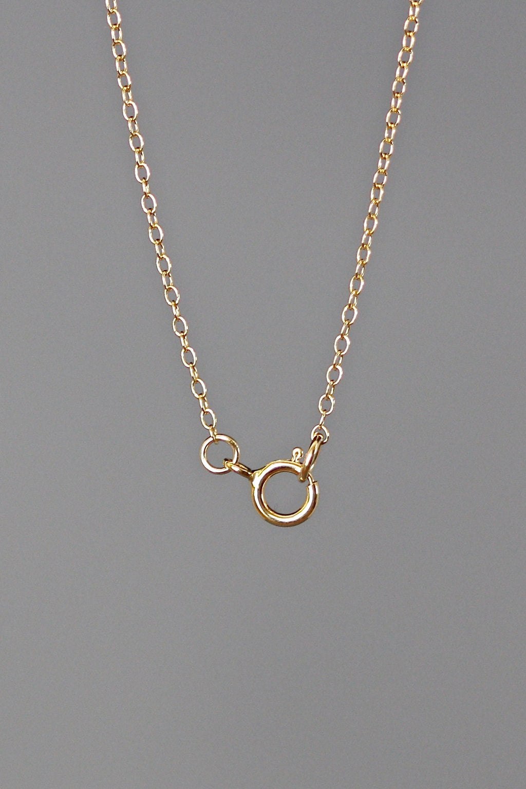 Brown Smokey Quartz Teardrop Pendant Necklace on 14k Gold Filled Chain