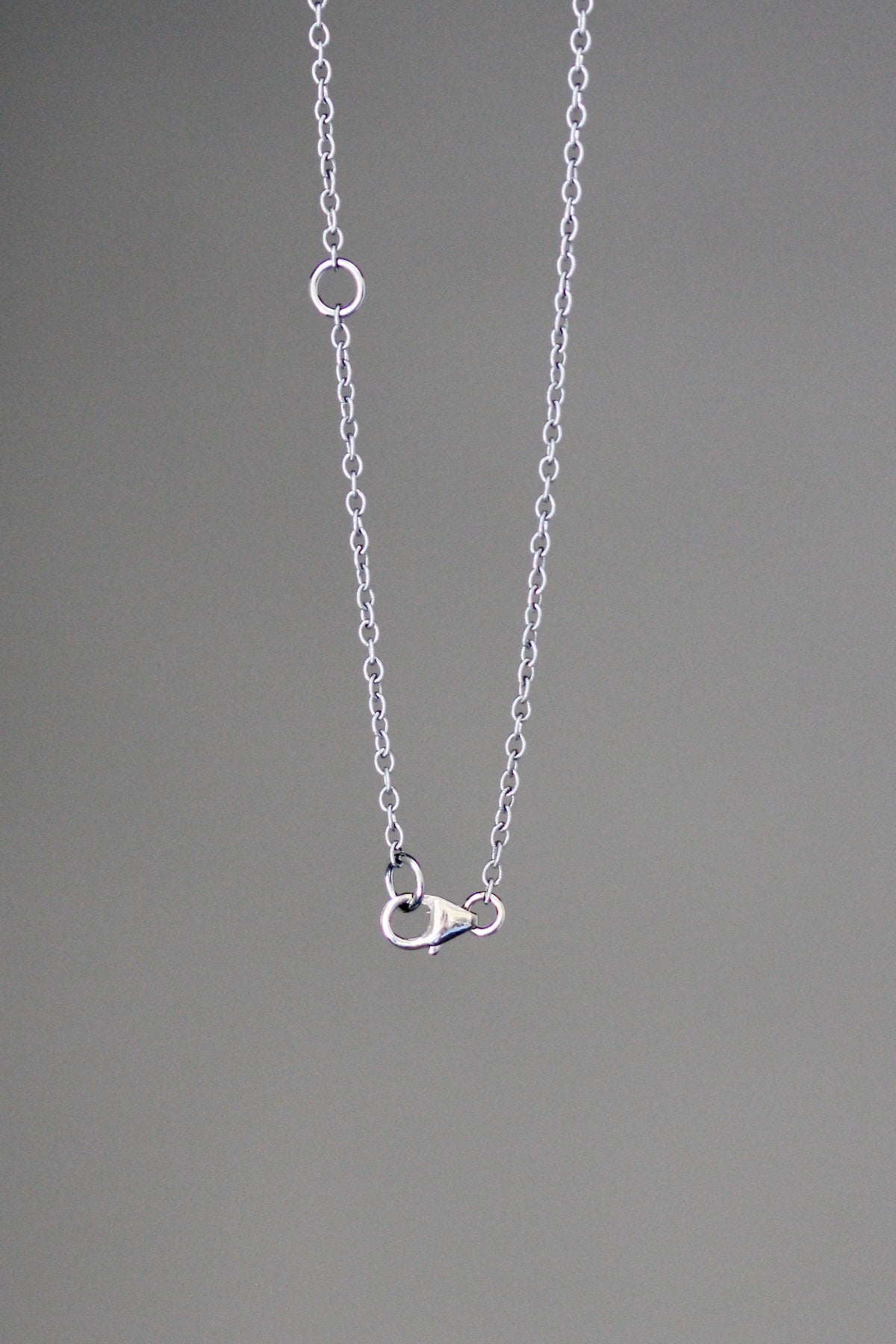 Bali Silver Filigree Egg Pendant Necklace on Open Link Chain